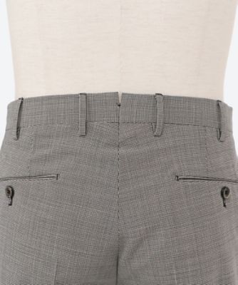 スラックス　ハウンドトゥース　ＳＵＰＥＲ　ＳＬＩＭＦＩＴ