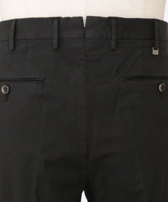 カジュアルパンツ ジェントルマンフィット 1プリーツ コットン