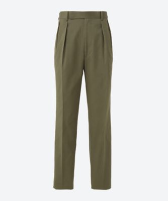 ＜Fumiya Hirano THE TROUSERS (Men)＞ＢＵＲＬＩＮＧＴＯＮ　コットン無地　５１／Ｂｕｒｌｉｎｇｔｏｎ／Ｂｒｉｓｂａｎｅ　Ｍｏｓｓ