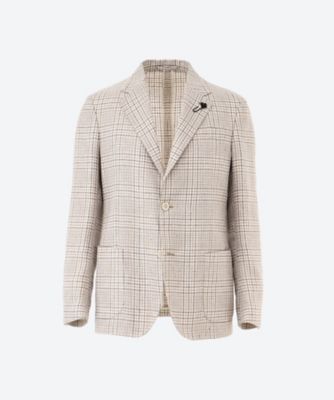 Deuxieme Classe relax ジャケット　グレンチェック ex/tra】DotAir グレンチェック セットアップジャケット｜ジャケット