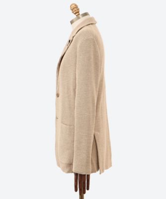 ジャケット・アウター LESSGETMORE Lambskin100% (Italy) Jacket ニットジャケット LA25S／A／LJM56／ES64008