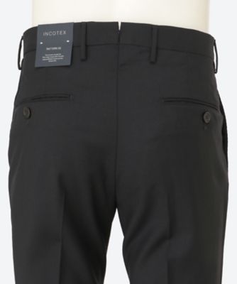 ノープリーツ テクノウールスラックス モデル35 IN25S／A