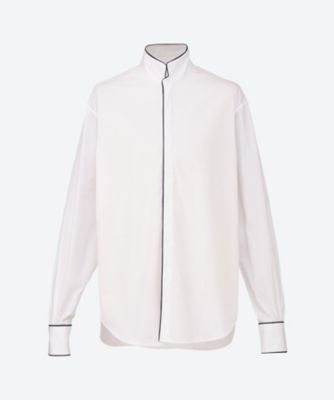 ＜BOURRIENNE PARIS(Men)＞スタンドカラーシャツ　５１／ＥＱＵＩＰＧＥ