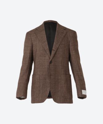 J7322 新品 リングヂャケット カノニコ生地セミツイードジャケット 52 J7322 新品 リングヂャケット カノニコ生地セミツイード