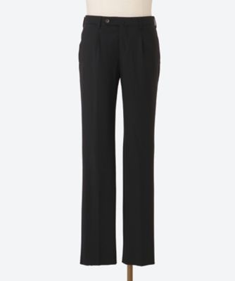 【極美品】PT Trino 1タック　ブラックスラックスGentlemanFit スラックス CITY 1プリーツ 52