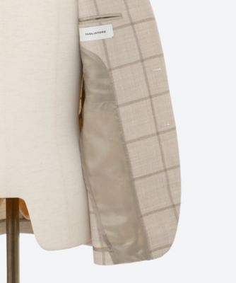 <極美品>TAGLIATORE 新ロゴ ベージュ チェック ジャケット 52 極美品 TAGLIATORE 新ロゴ チェック ジャケット 52 - メルカリ