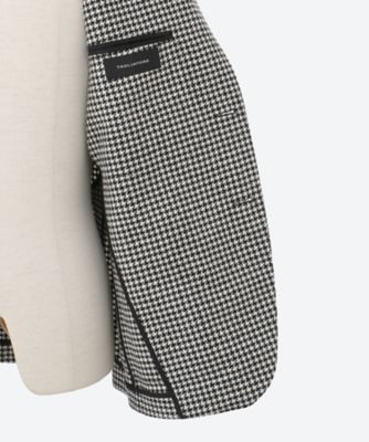 定価9万 タグ付き ARMANI 千鳥格子 グレー ジャケット 52 ジョルジオアルマーニ GIORGIO ARMANI 白タグ テーラード