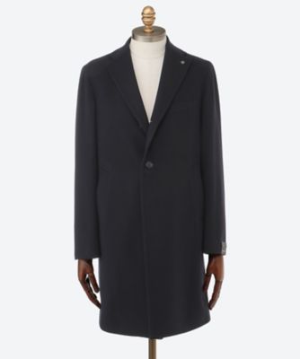 Kiton メンズコートXmas半額セール hevo別注】ウールネップツイードチェスターフィールドコート