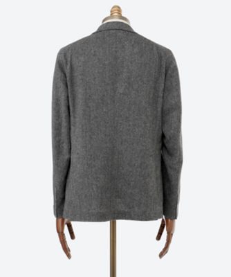 シングル2ボタン ジャケット ヘリンボーン 52