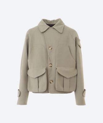 STUDIOUS THE Cashmere wool 2wayスタンドブルゾン STUDIOUS | THE Cashmere wool 2wayスタンドブルゾン/カシミヤ混