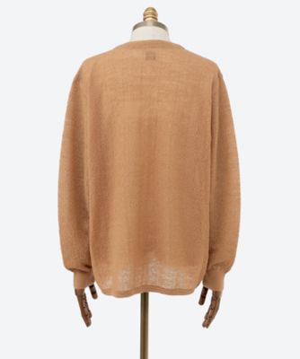 【極美品】伊勢丹限定 OUAT モヘア カーディガン ベージュ 極美品】伊勢丹限定 OUAT モヘア カーディガン ベージュ