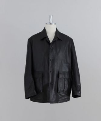 ジャケット・アウター PORTER CLASSIC DEER SKIN SHIRT Porter Classic (DEER SKIN SHIRT JACKET) Color：Black