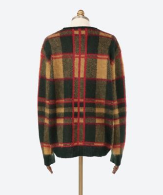 極美品！ Needles タータンチェック モヘヤカーディガン 大きめ 極美品！ Needles タータンチェック モヘヤカーディガン 大きめ