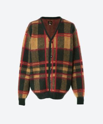 カーディガン Ｍｏｈａｉｒ Ｃａｒｄｉｇａｎ Ｔａｒｔａｎ ２２Ｗ