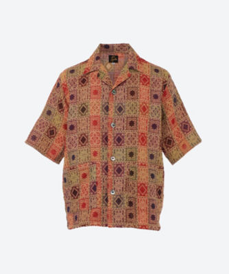 ＜NEEDLES＞カジュアルシャツ　ＣＡＢＡＮＡ　ＳＨＩＲＴ－ＰＯＬＹ　ＩＮＤＩＡ　ＪＱ．　２４Ｓ－４－ＯＴ１９１