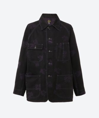 ＜NEEDLES＞ブルゾン　Ｃｏｖｅｒａｌｌ　－　１０ｏｚ　Ｄｅｎｉｍ　／　Ｒｏｓｅ　Ｊｑ．　２４Ｗ－４－ＰＵ１９９
