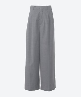＜MASU (Men)＞パンツ　ＤＯＵＢＬＥ―ＴＵＣＫ　ＷＩＤＥ　ＴＲＯＵＳＥＲＳ　２５Ｓ―２６―Ｍ２５Ｋ６ＰＴ００４