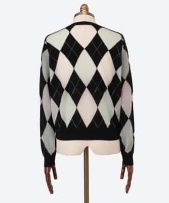 【税込?送料無料】 セーター REVERSED ARGYLE SWEATER 25S トップス