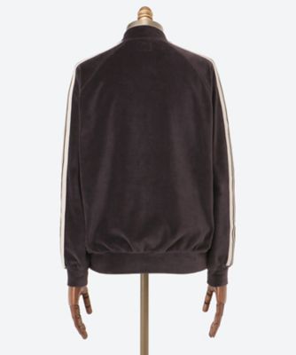 ブルゾン　Ｒｉｂ　Ｃｏｌｌａｒ　Ｔｒａｃｋ　Ｊａｃｋｅｔ　―　Ｃ／ＰＥ　Ｖｅｌｏｕｒ　２５Ｓ―２１―ＱＶ３１９