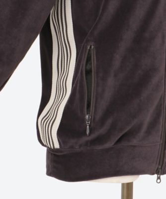 ブルゾン　Ｒｉｂ　Ｃｏｌｌａｒ　Ｔｒａｃｋ　Ｊａｃｋｅｔ　―　Ｃ／ＰＥ　Ｖｅｌｏｕｒ　２５Ｓ―２１―ＱＶ３１９