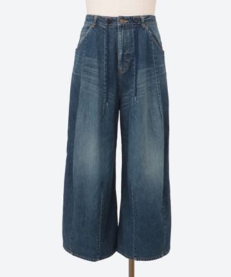 ニードルス ネペンテス デニムワイドパンツ インディゴブルー サイズ2レディース デニムパンツ H．D． Buggy Pant ― Jean