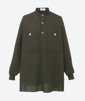 THE RERACS (Men)/ザ・リラクス シャツ　ＲＥＲＡＣＳ　ＢＡＮＤ　ＣＯＬＬＡＲ　ＵＳ　ＰＵＬＬＯＶＥＲ　ＳＨＩＲＴ　９－２５Ｓ－ＲＥＢＬ－４６７－Ｊ