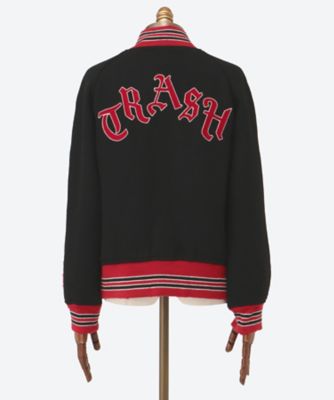 ブルゾン Deconstructed Lettered Jacket