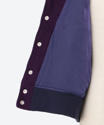 ブルゾン Lettered Jacket ― Wool Melton