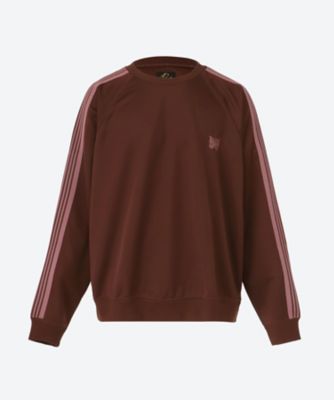 ●新品●M●NEEDLES TRACK CREW NECK SHIRT レッド BEAMS（ビームス）NEEDLES / TRACK CREW NECK SHIRT - POLY