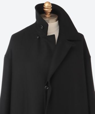 ジャケット・アウター THE RERACS THE BAL COLLAR COAT THE RERACS│ザ・リラクス / THE BAL COLLAR COAT(BLACK)
