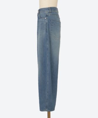 THE RERACS／ザ リラクス THE WIDE DENIM パンツ THE RERACS(ザ・リラクス)｜ワイドバレルデニムパンツ/ブリーチライト