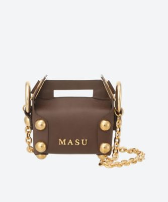 ＜MASU (Women)＞ＬＥＡＴＨＥＲ　ＣＡＫＥ　ＢＡＧ　ＰＥＴＩＴ　６Ｓ／Ｍ２６Ｕ６ＯＪ００７