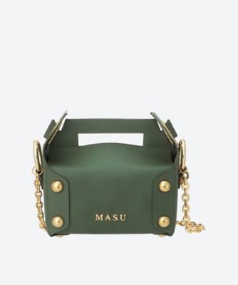 ＜MASU (Women)＞ＬＥＡＴＨＥＲ　ＣＡＫＥ　ＢＡＧ　６Ｓ／Ｍ２６Ｕ６ＯＪ００８