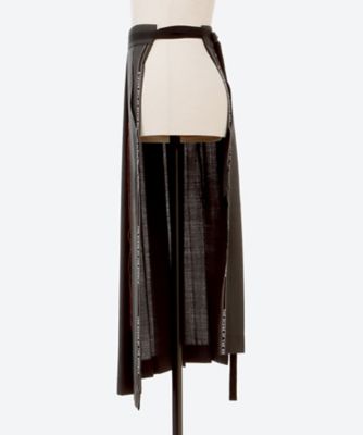 PLEATED APRON - STONE GRAY / M26U6OJ016 Women's Pleated Casual