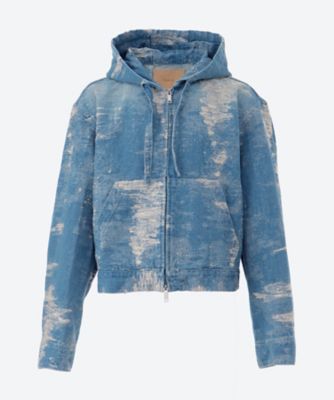 ＜TAAKK (Men)＞パーカー　Ｄｅｎｉｍ　Ｈｏｏｄｉｅ　２６Ｓ－１－ＴＡ２６ＳＳ－ＢＬ０３６　