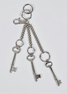 キーチェーン ｂｏｎｅ ｓｈａｐｅｄ ｒｉｎｇ ｓｗｉｖｅｌ ｈｏｏｋ ｋｅｙ ｃｈａｉｎ ｔｒｉｐｌｅ 三越伊勢丹オンラインストア 公式