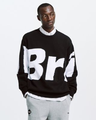 SS24 FCRB AUTHENTIC LOGO CREWNECK KNIT