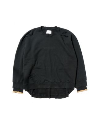 スウェットシャツ ＯＶＥＲＳＩＺＥＤ ＬＡＹＥＲＥＤ ＳＷＥＡＴ ＬＳ ...