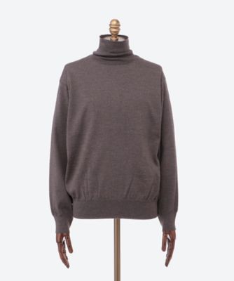 ハイゲージセーター ＳＵＰＥＲ ＨＩＧＨ ＧＡＵＧＥ ＷＯＯＬ ＫＮＩＴ ＴＵＲＴＬＥ ＮＥＣＫ Ｐ／Ｏ Ａ２１ＡＴ０３ＨＫ