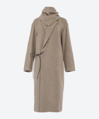 ＜SEEALL (Women)＞ＭＩＮＩＭＡＬ　ＳＣＲＡＦ　ＣＯＡＴ