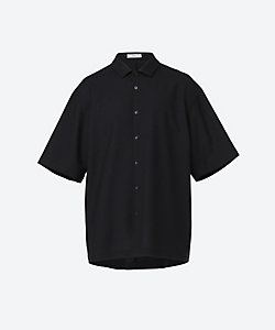 ATON (Men)/エイトン オーバーサイズシャツ　ＷＯＯＬ　ＣＡＲＡＭＥＬ　ＰＩＱＵＥＴ　ＯＶＥＲＳＩＺＥＤ　ＳＨＩＲＴ　ＢＬＡＧＮＭ０３０２