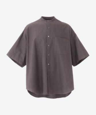 【店頭のみ】シャツ Ｏｘｆｏｒｄ Ｏｖｅｒｓｉｚｅｄ Ｓ／Ｓ Ｂａｎｄ Ｃｏｌｌａｒ Ｓｈｉｒｔ ＧＭ２２１ ５０１２５Ｂ