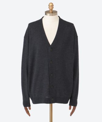 ATON (Women/Men)/エイトン カーディガン　ＷＯＯＬ　ＷＡＳＨＩ　ＯＶＥＲＳＩＺＥＤ　ＣＡＲＤＩＧＡＮ　ＫＲＡＧＳＭ０１０４
