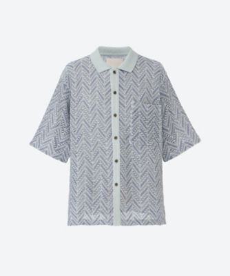 YOKE 23SS HERRINGBONE MESH SHIRT S/S シャツ-