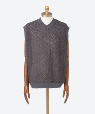 ベスト ＨＥＲＲＩＮＧＢＯＮＥ ＭＥＳＨ Ｖ－ＮＥＣＫ ＶＥＳＴ