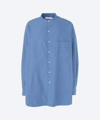 シャツ Oxford Oversized Band Collar