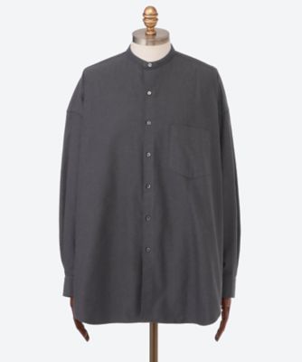 シャツ　Ｏｘｆｏｒｄ　Ｏｖｅｒｓｉｚｅｄ　Ｂａｎｄ　Ｃｏｌｌａｒ　Ｓｈｉｒｔ３ＷＳＰ６－ＧＭ２３４－５００２２Ｂ