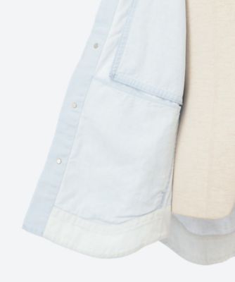 シャツ　Ｄｅｎｉｍ　Ｓｈｉｒｔ　Ｊａｃｋｅｔ　ｗｉｔｈ　Ｃａｒｇｏ　Ｐｏｃｋｅｔｓ　Ｓ２４Ｔ０６－ＦＬＢＬ