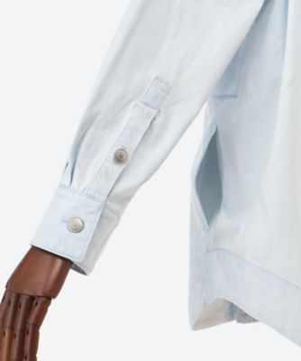 シャツ　Ｄｅｎｉｍ　Ｓｈｉｒｔ　Ｊａｃｋｅｔ　ｗｉｔｈ　Ｃａｒｇｏ　Ｐｏｃｋｅｔｓ　Ｓ２４Ｔ０６－ＦＬＢＬ