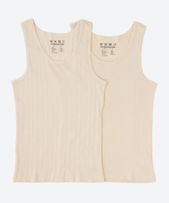 ＜mfpen(Men)＞タンクトップ　ＲＩＢ　ＴＡＮＫ　ＴＯＰ　２ＰＡＣＫ　Ｍ１２４－１０